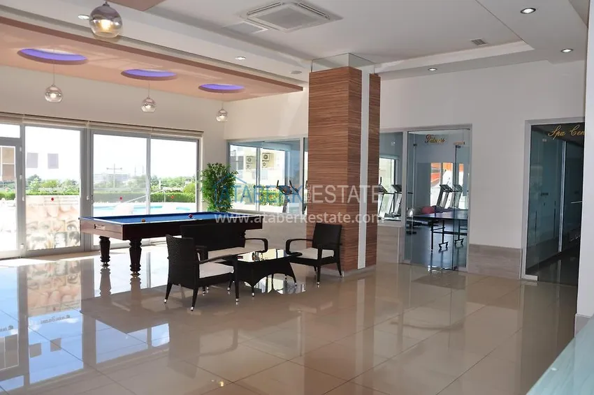 Apartment 1+1 furnished with a glazed balcony and sea views, Avsallar area - Alanya 18