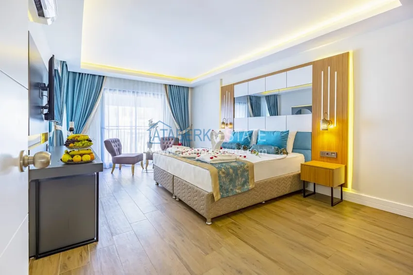 Purchase  Furnished apartments in a five-star hotel with the possibility of obtaining citizenship - Alanya, Konakli 12 