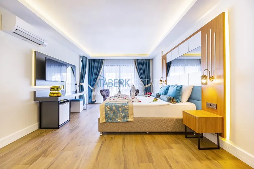 Purchase  Furnished apartments in a five-star hotel with the possibility of obtaining citizenship - Alanya, Konakli 13 