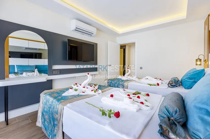 Purchase  Furnished apartments in a five-star hotel with the possibility of obtaining citizenship - Alanya, Konakli 15 