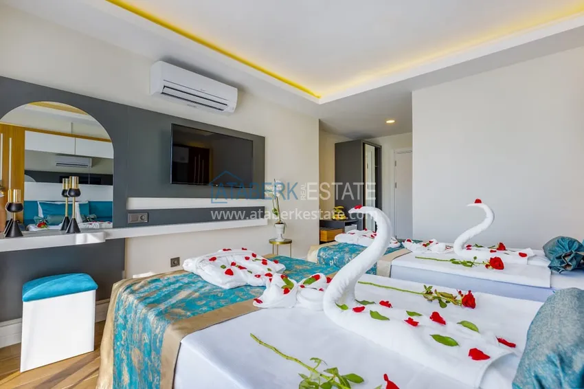 Purchase  Furnished apartments in a five-star hotel with the possibility of obtaining citizenship - Alanya, Konakli 19 