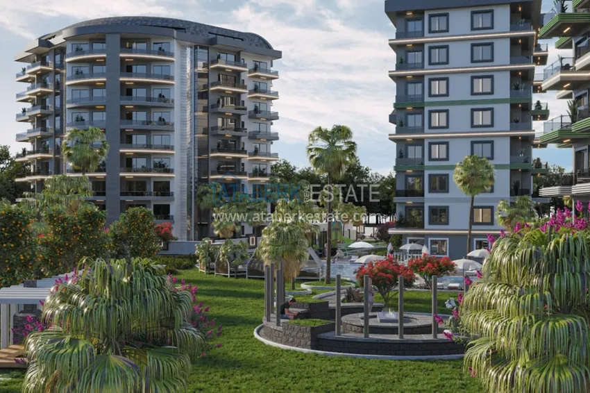 Urgent sale! Apartment 1 + 1 from an investor in a complex at the final stage of construction, Avsallar - Alanya 1 
