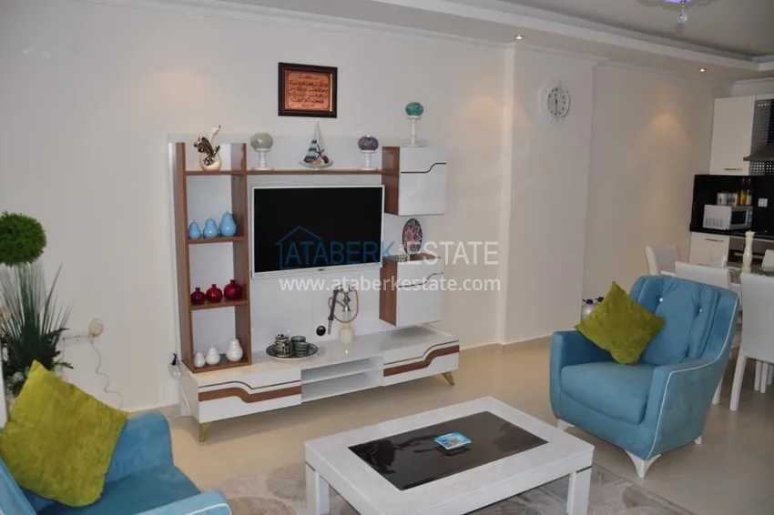 Purchase Apartment 1+1 furnished with a glazed balcony and sea views, Avsallar area - Alanya 2