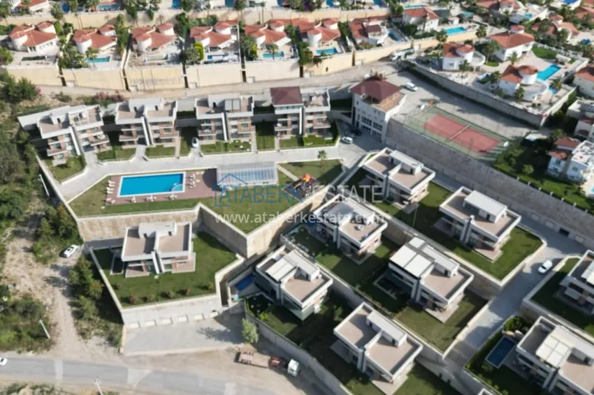 Rent a semi-detached villa in a cottage village — Alanya Kargicak district No. 53 2 