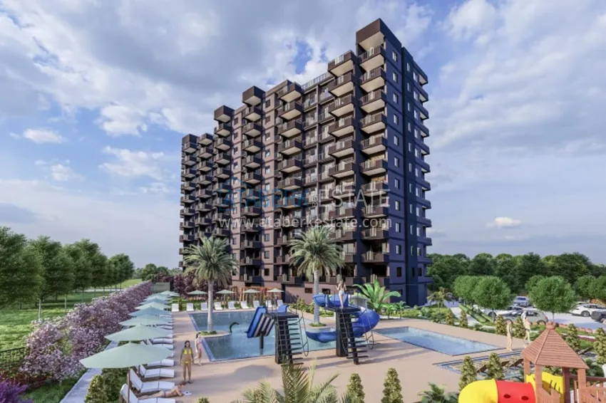 Apartments at affordable prices in a residential complex under construction Cesmeli-Mersin 1