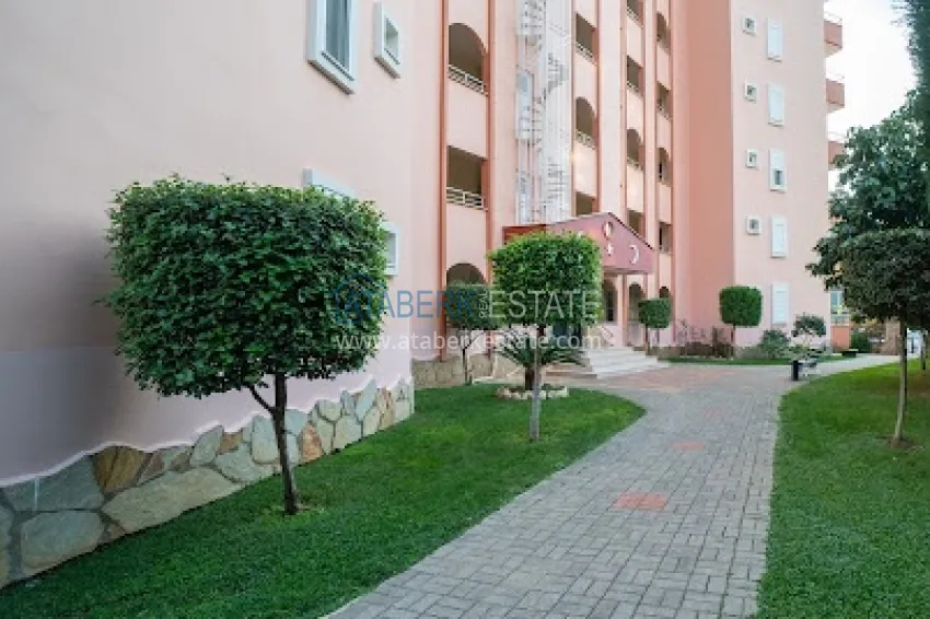 2+1 apartment with furniture and mountain views just 350 meters from the sea, Tosmur district — Alanya 8 
