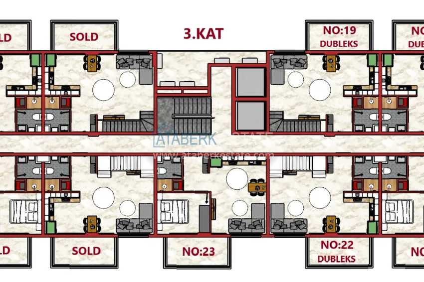 Buy cheap Liquid real estate in Alanya from the developer - a new residence in the Oba area  4 