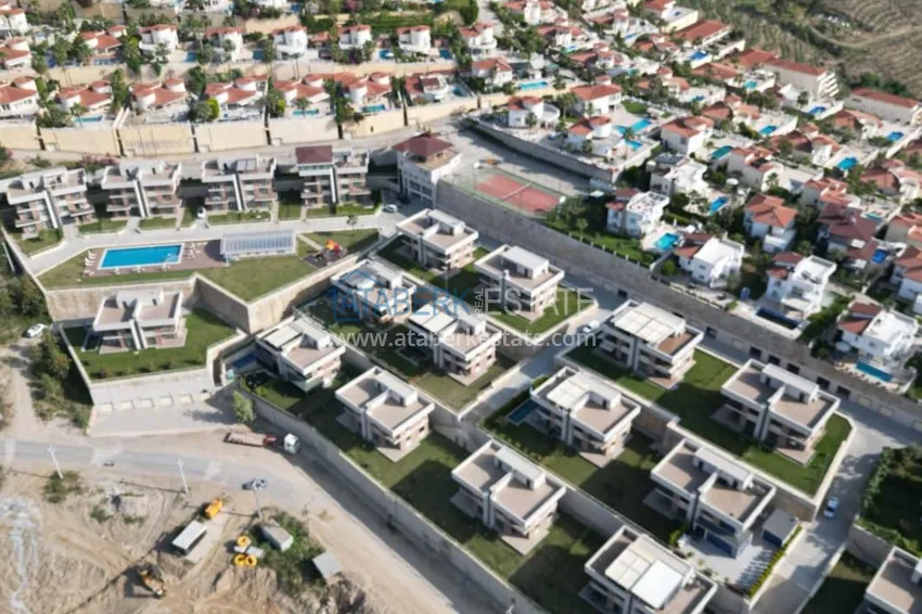 Rent a semi-detached villa in a cottage village — Alanya Kargicak district No. 53 3 