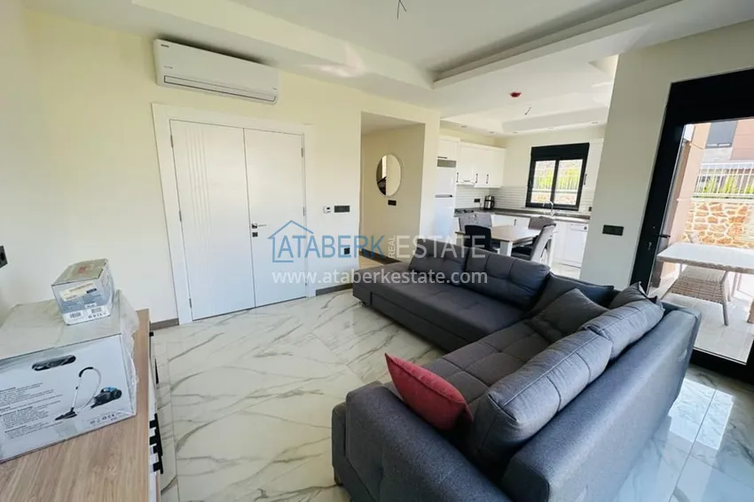 Purchase  Rent a semi-detached villa in a cottage village — Alanya Kargicak district No. 53 3 