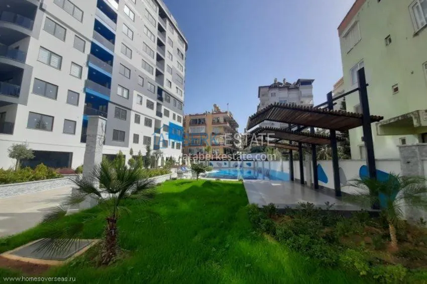 Apartment 2 + 1 furnished in a complex with good infrastructure, center of Alanya 4 