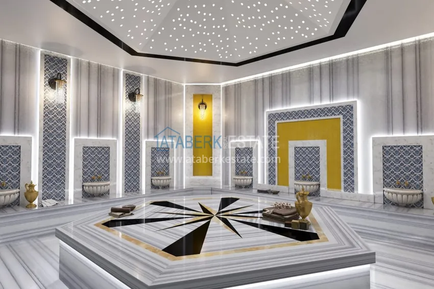 Furnished apartments in a five-star hotel with the possibility of obtaining citizenship - Alanya, Konakli 45 