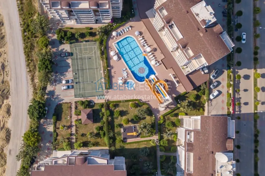 Apartment 1+1 furnished with a glazed balcony and sea views, Avsallar area - Alanya 29