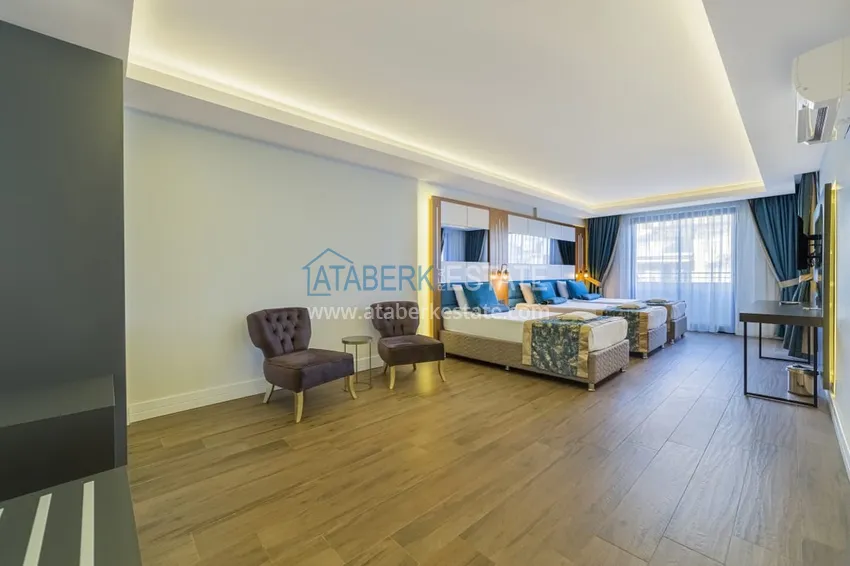 Purchase  Furnished apartments in a five-star hotel with the possibility of obtaining citizenship - Alanya, Konakli 25 