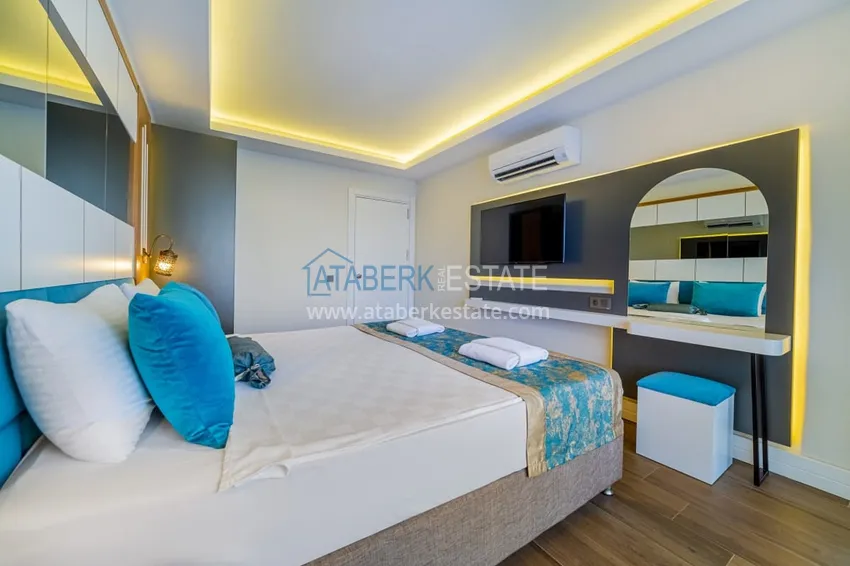 Purchase  Furnished apartments in a five-star hotel with the possibility of obtaining citizenship - Alanya, Konakli 32 