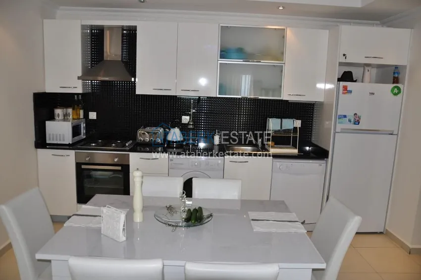 Purchase Apartment 1+1 furnished with a glazed balcony and sea views, Avsallar area - Alanya 4