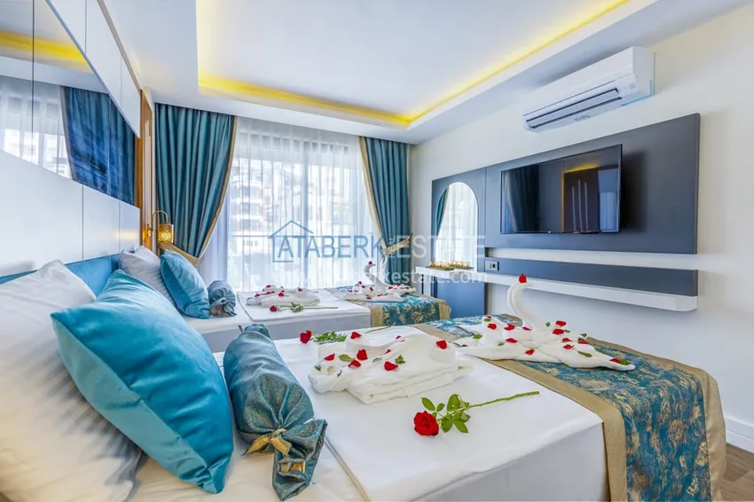 Purchase  Furnished apartments in a five-star hotel with the possibility of obtaining citizenship - Alanya, Konakli 24 