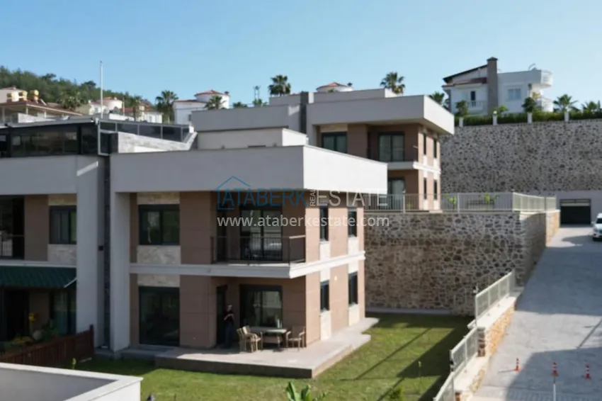 Rent a semi-detached villa in a cottage village — Alanya Kargicak district No. 53 4 