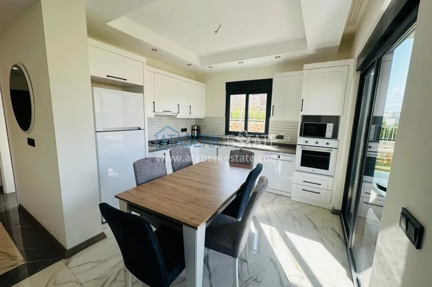 Purchase  Rent a semi-detached villa in a cottage village — Alanya Kargicak district No. 53 4 