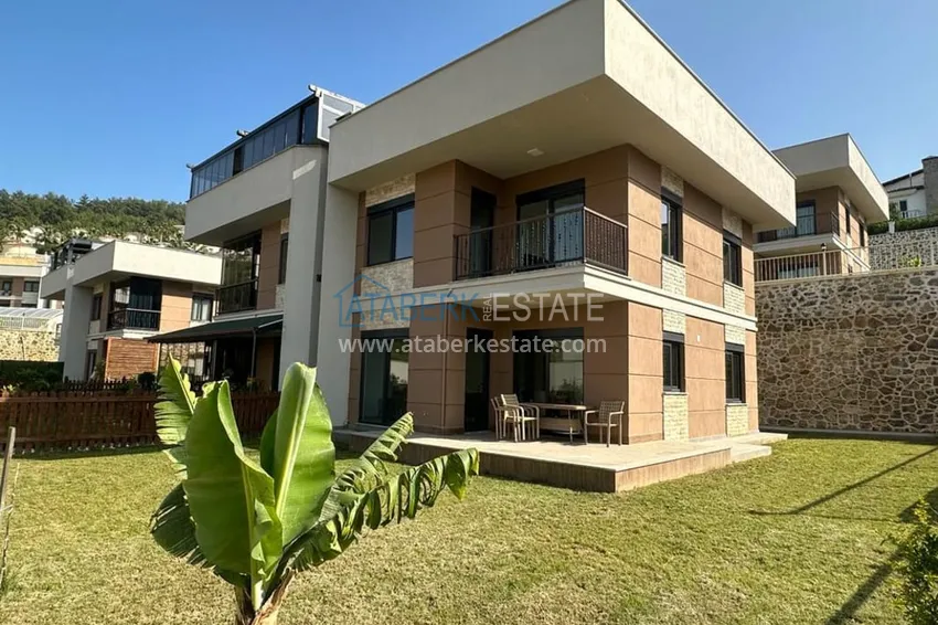 Rent a semi-detached villa in a cottage village — Alanya Kargicak district No. 53 5 