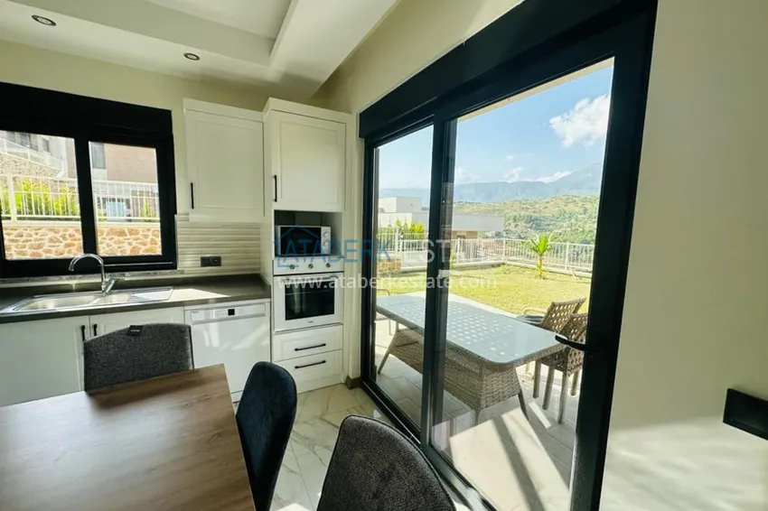 Purchase  Rent a semi-detached villa in a cottage village — Alanya Kargicak district No. 53 5 