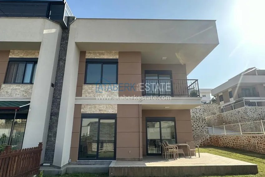 Rent a semi-detached villa in a cottage village — Alanya Kargicak district No. 53 6 