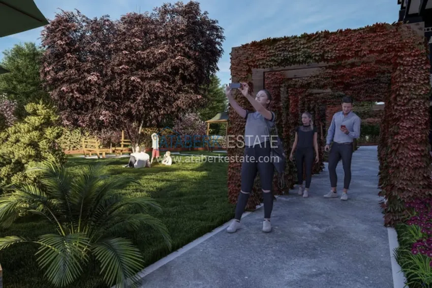 Apartments in a popular 1 + 1 layout during the construction phase of Cesmeli-Mersin 3 