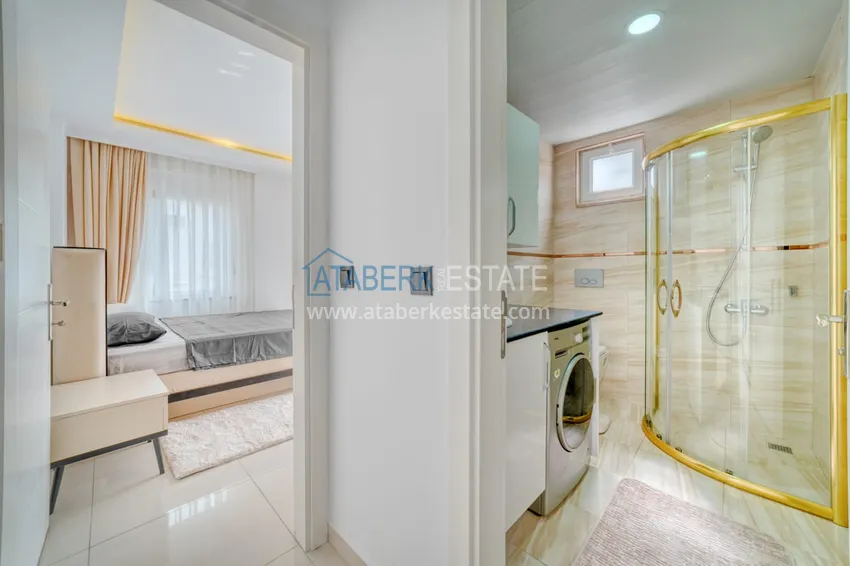 Purchase Furnished 2+1 apartment for sale in the center of Alanya just 100 meters from the beach 9