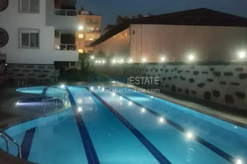 Apartment 1+1 furnished in a complex with good infrastructure, Cikcilli district — Alanya 10 