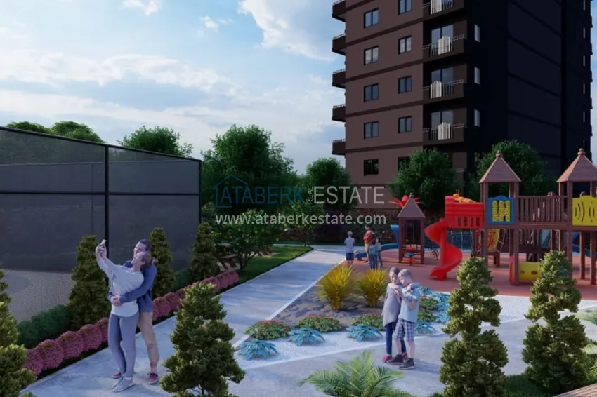 Apartments at affordable prices in a residential complex under construction Cesmeli-Mersin 6