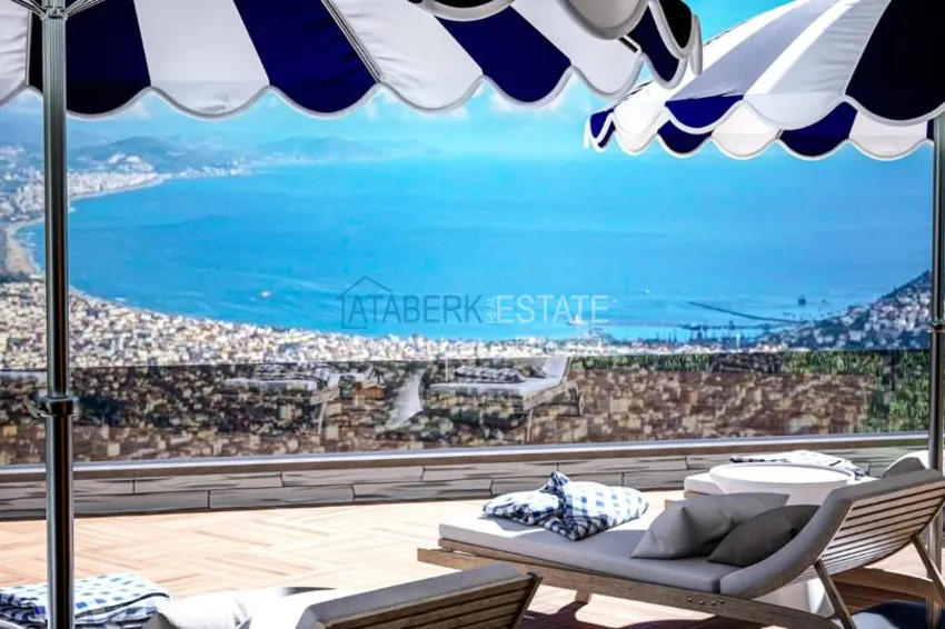 Spectacular villas from the developer at the final stage of construction - Alanya, Tepe 9 