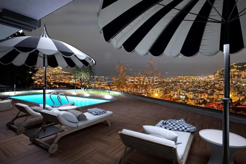 Spectacular villas from the developer at the final stage of construction - Alanya, Tepe 11 