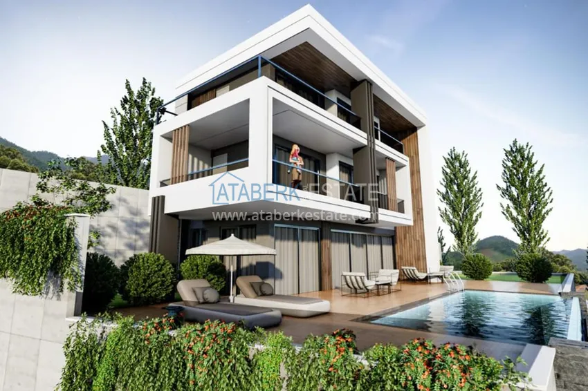 Spectacular villas from the developer at the final stage of construction - Alanya, Tepe 6 