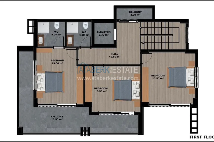 Buy cheap Spectacular villas from the developer at the final stage of construction - Alanya, Tepe 1 