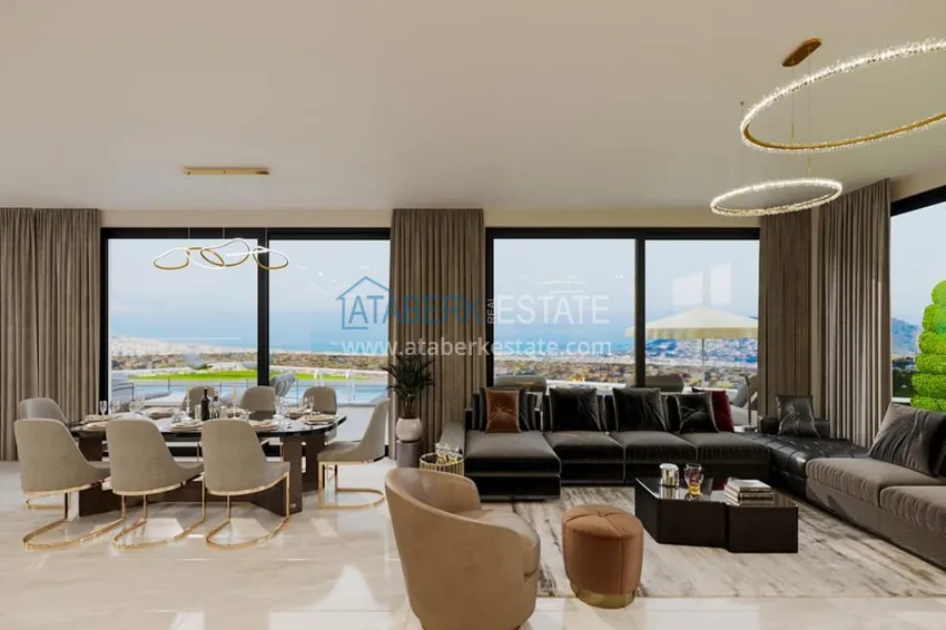 Purchase  Spectacular villas from the developer at the final stage of construction - Alanya, Tepe 1 