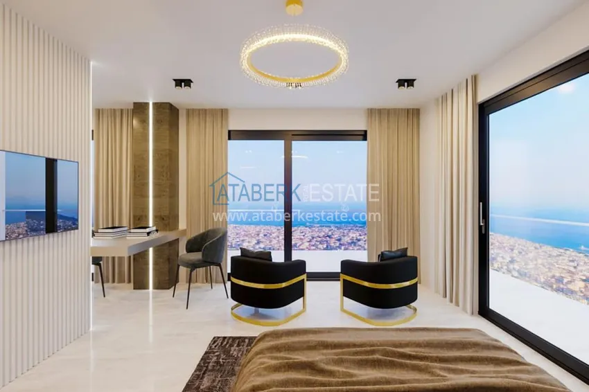 Purchase  Spectacular villas from the developer at the final stage of construction - Alanya, Tepe 10 