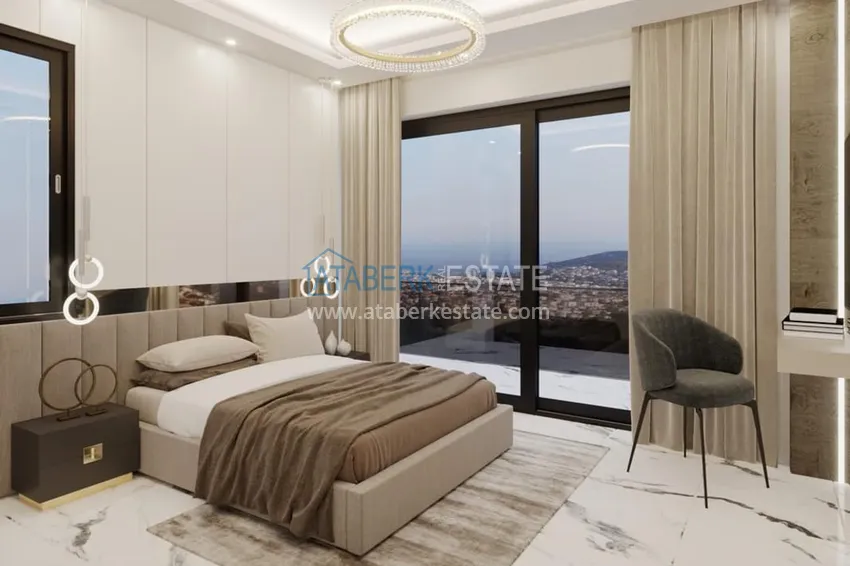 Purchase  Spectacular villas from the developer at the final stage of construction - Alanya, Tepe 12 