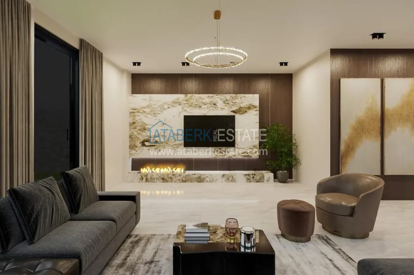 Purchase  Spectacular villas from the developer at the final stage of construction - Alanya, Tepe 9 