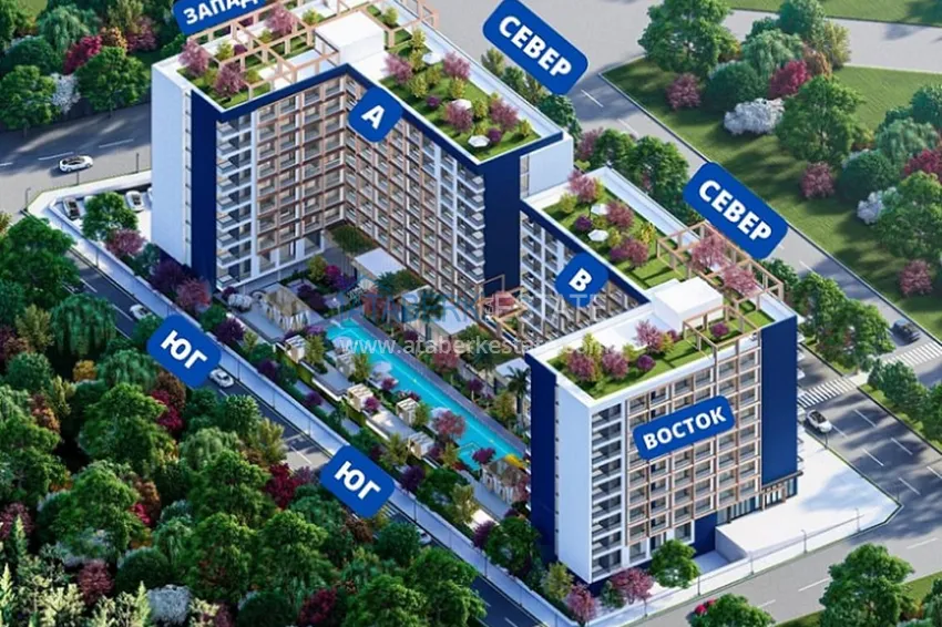 A new investment project of a premium class residential complex in the Tomyuk-Mersin area 11 