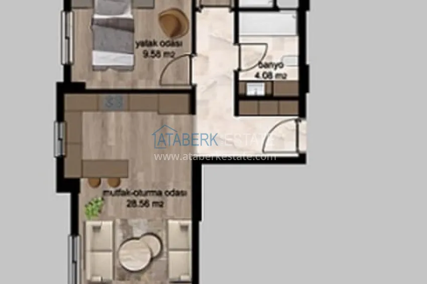 Buy cheap Apartments at affordable prices in a residential complex under construction Cesmeli-Mersin 2