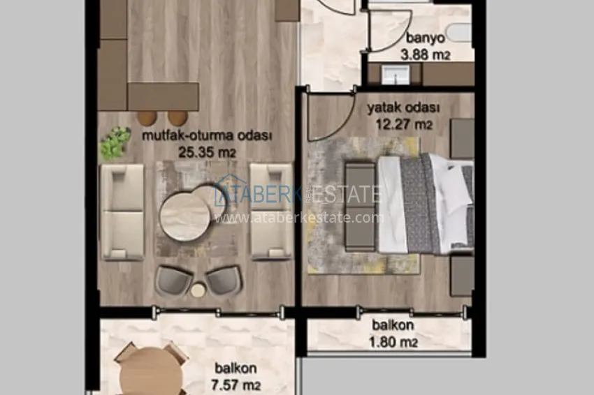 Buy cheap Apartments at affordable prices in a residential complex under construction Cesmeli-Mersin 3