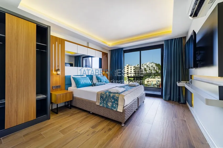 Purchase  Furnished apartments in a five-star hotel with the possibility of obtaining citizenship - Alanya, Konakli 1 