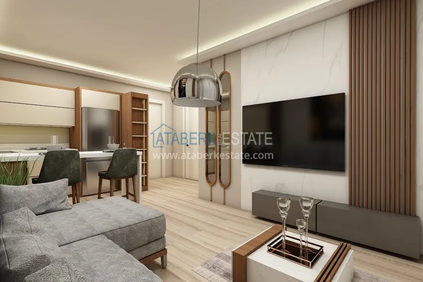 Purchase  Apartments 1 + 1 from the investor in the complex under construction, Demirtas district - Alanya 7 