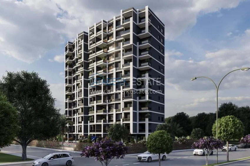 Apartments from the developer at the excavation stage in Kargipınary-Mersin 2 