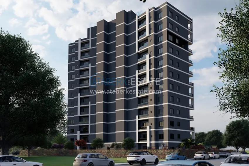 Apartments from the developer at the excavation stage in Kargipınary-Mersin 18 