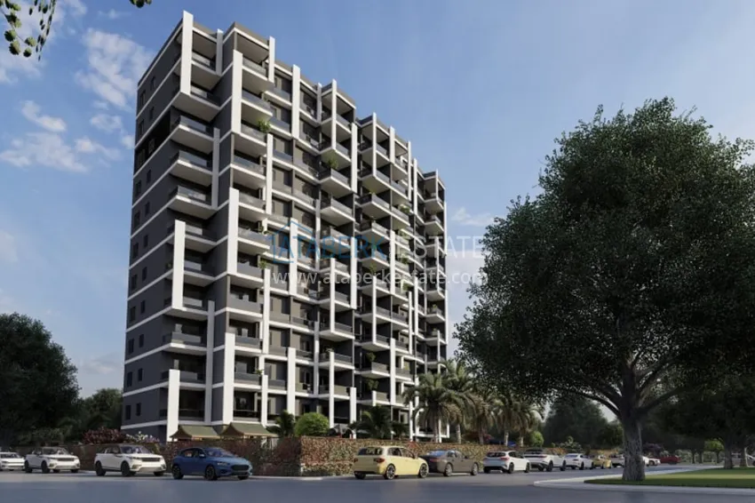 Apartments from the developer at the excavation stage in Kargipınary-Mersin 4 