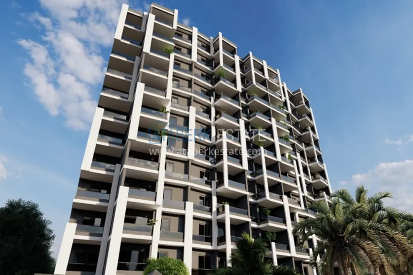 Apartments from the developer at the excavation stage in Kargipınary-Mersin 16 