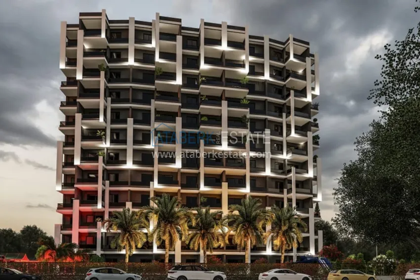 Apartments from the developer at the excavation stage in Kargipınary-Mersin 6 