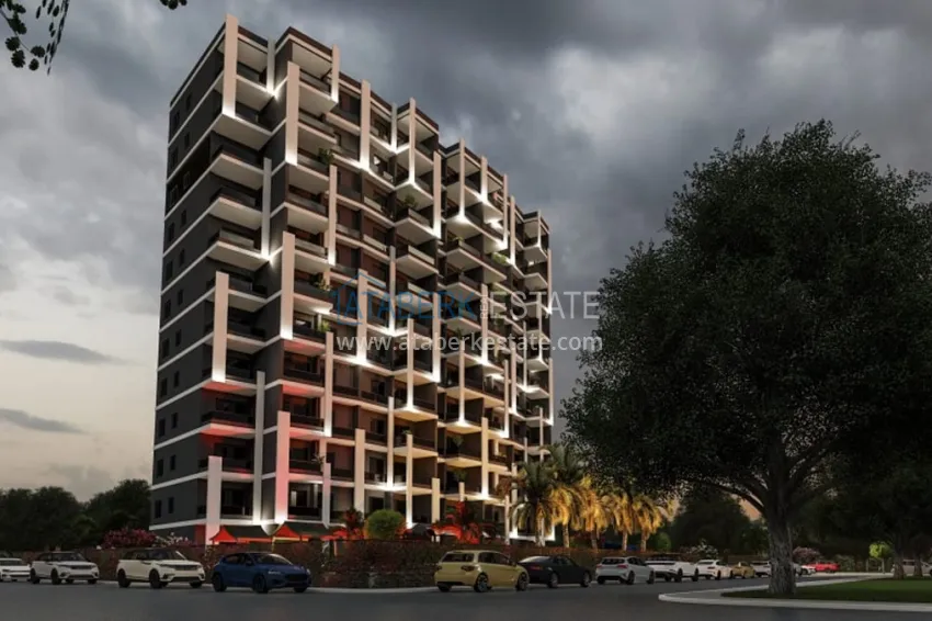 Apartments from the developer at the excavation stage in Kargipınary-Mersin 7 