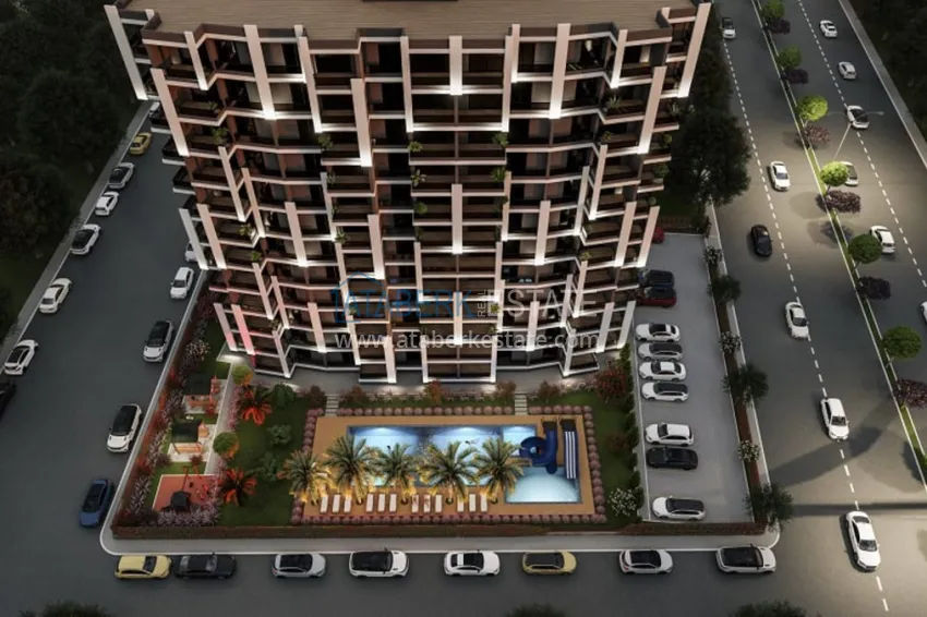 Apartments from the developer at the excavation stage in Kargipınary-Mersin 9 