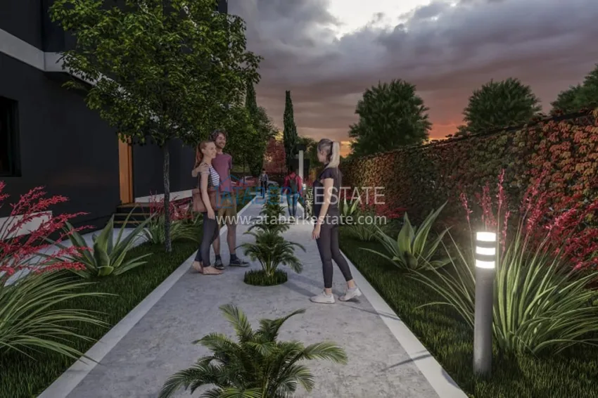 1+1 apartments in a stylish residential complex under construction Arpacbakhshish-Mersin 12 